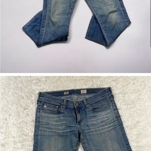 AG Tomboy Relaxed Straight Leg Crop Jeans